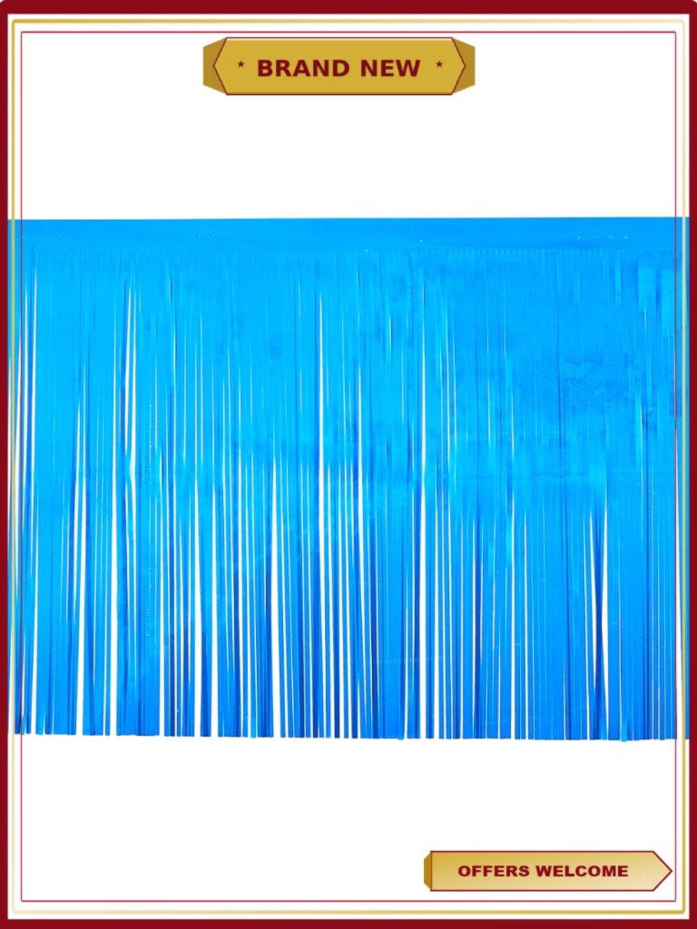 Fringe Banner, 9.8 ft, Party Decoration, Ceiling Bunting